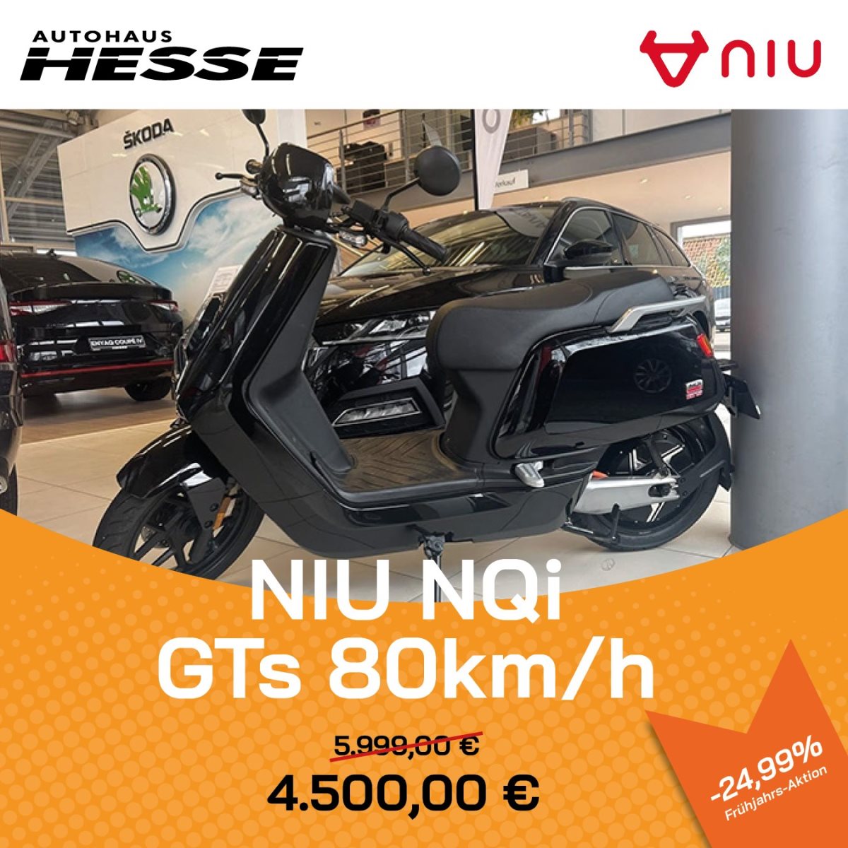 NIU NQi GTs 80km/h
