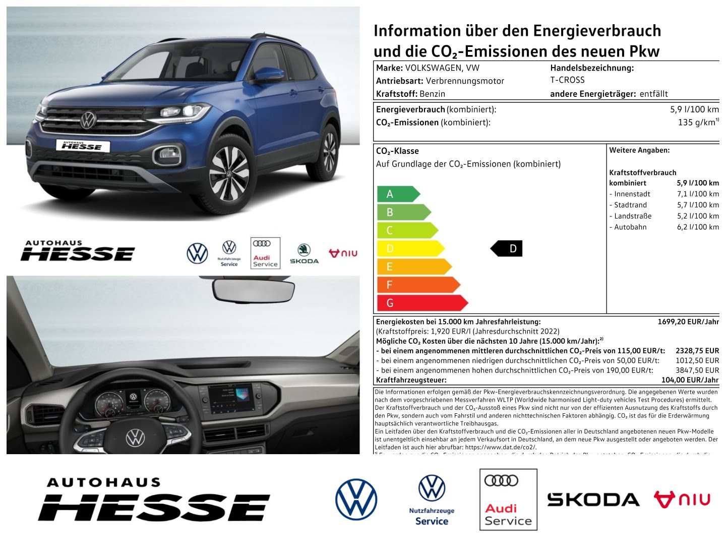 Volkswagen T-Cross 1.0 TSI Move, ACC LED Lane Assist