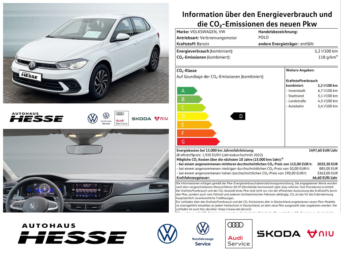 Volkswagen Polo 1.0 TSI Life, Light Assist App-Connect