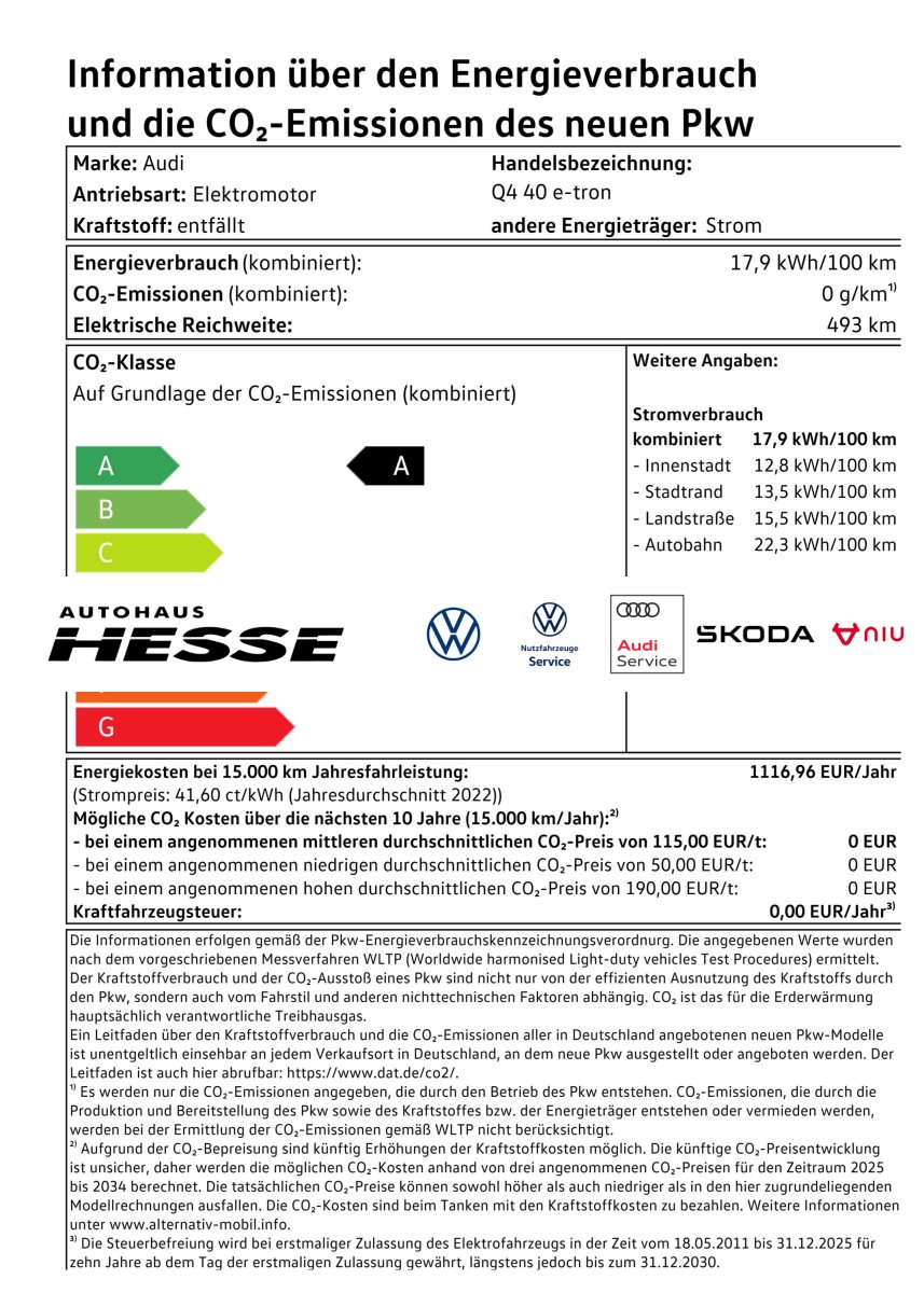 Audi Q4 e-tron 40 AHK, Matrix-LED